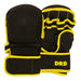 Dribbling Boxing Training Gloves - Black and Yellow 0