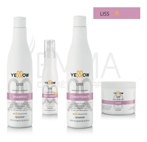 Yellow Liss Serum 125ml by Alfaparf 10-in-1 Perfect Straight Hair 1