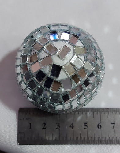 Set of 6 5cm Mirrored Spheres for Parties Souvenirs Cotillion 2