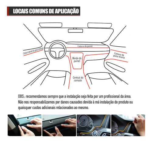 Fita Led Painel Corsa Classic 2015 Luz Verde Fluorescente 2