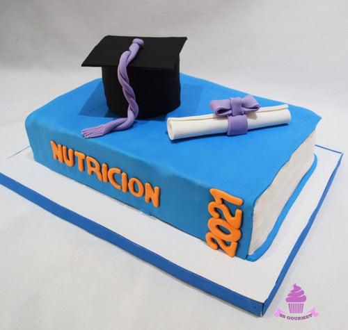 SS GOURMET Torta Libro Nutricion Graduacion Nutricionista Tematica 0