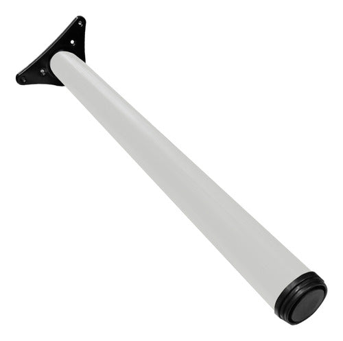 Cima Pata De Mesa 110 Cm Diámetro 6 Cm Blanca 0