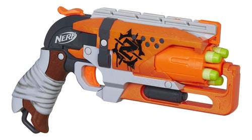 Nerf Zombie Strike Hammershot Blaster Naranja 3