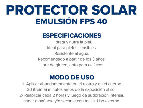 Dermaglós Sunscreen Set Emulsion SPF40 250ml 2 Units 3