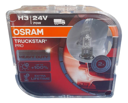 Lamparas H3 Truckstar Pro 24v 70w (2 Unid) Osram 64156tsp 0