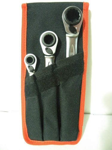 Bahco S4RM/3T Set Ratchet Combination Wrenches 6