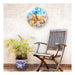 Sea Creations Conchas Reloj De Pared De Cristal Nuevo 13 Pu 2