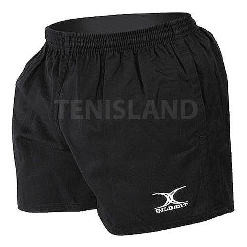 Gilbert Adult Gabardina Rugby Shorts with Pockets 1