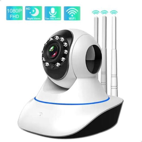 Baba Eletronica Camera Ip Wifi Sd Visao Noturna 3 Antenas 1