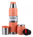 Terrano Stainless Steel 1L Thermos Without Handle + Mate with Lid + Straw 5