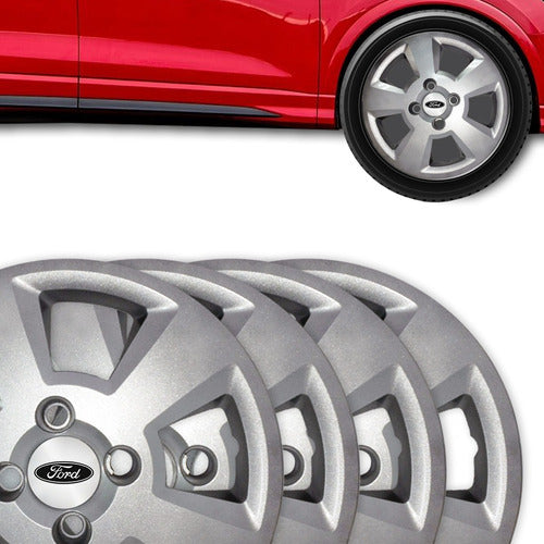 Dicalo 4 Ford Fiesta Max Wheel Covers 2007 To 2014 14 Inch 0