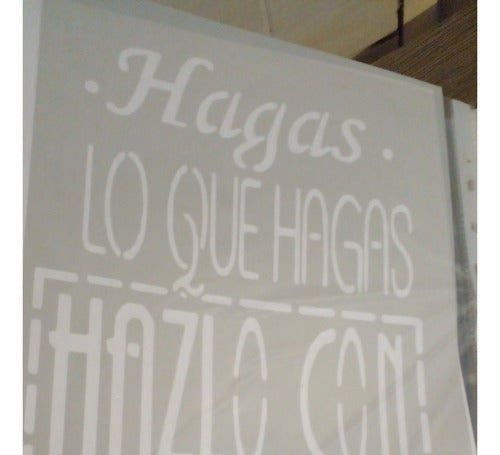 Stencil Agradece Lo Que Llega 6