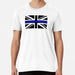 Lucky Twins Remera Uk Thin Blue Line Flag T-shirt Police Officer Cop Uni 0