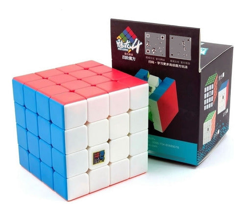 Moyu Meilong 4x4 Cube / Qiyi - Black & Stickerless 2