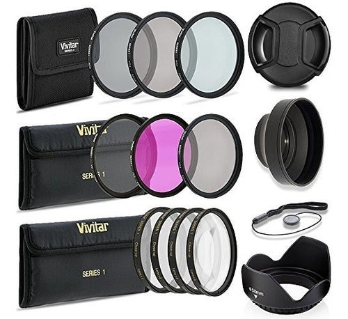 Profesional 58mm Uv Cpl Fld Filtros + Neutral Densidad Set + 0