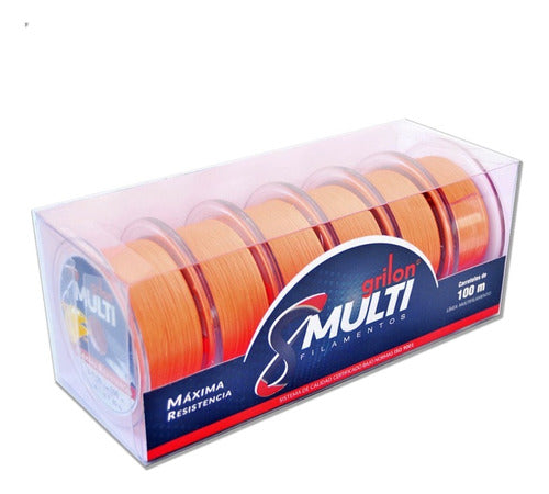 Grilon Multifilamento 8 Hebras Pesca 0,40 Mm 29,5 Kg X 100 M 1