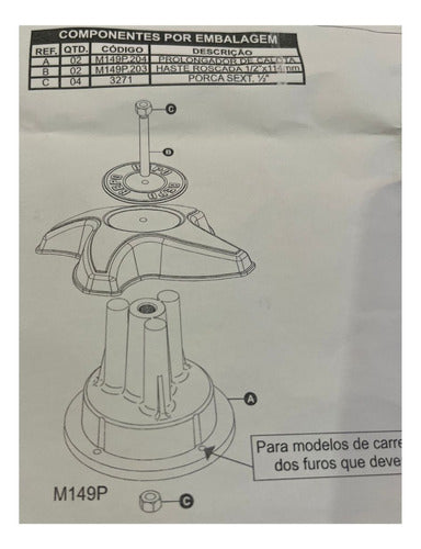 Bepo Trucks Prolongador De Taza De Camion P/Randon Sin Rodoar 1