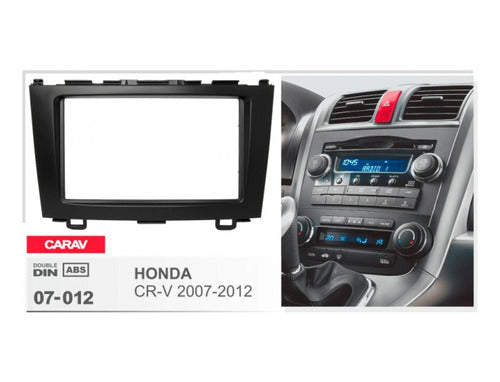 Carav Stereo Screen Adapter Frame 2 Din Honda Crv 2008-2011 3