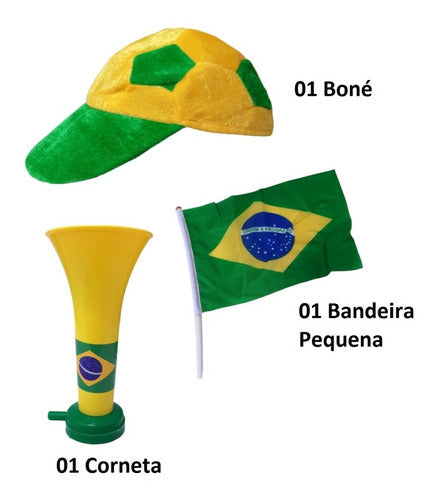 Kit Torcedor Copa Do Mundo 2022 Com 3 Peças 5