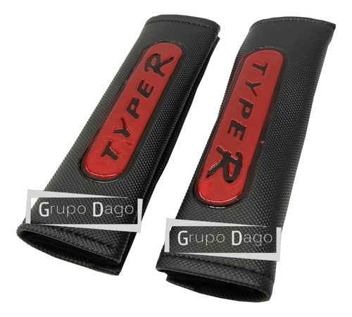 Grupo Dago Steering Wheel Cover, Seat Belt Covers, and Gear Shift Cover Set for Corsa 3