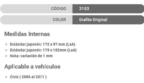 Car Stereo Installation Kit for Honda Civic 2006-2011 - 2 Din Adapter Frame 4