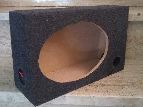 Volk 6x9 Speaker Enclosure with Tuning Tube and Terminal Box - Single Unit 0