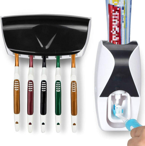 JP Automatic Toothpaste Dispenser and Toothbrush Holder 1