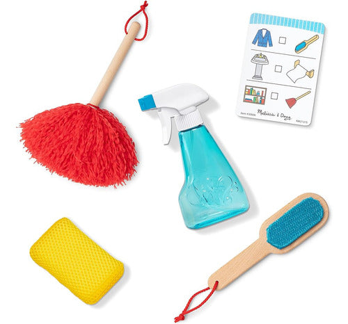 Melissa & Doug Deluxe Sparkle & Shine Cleaning Play Set (11 3