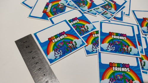 Rainbow Friends Self-Adhesive Stickers Set of 40 4