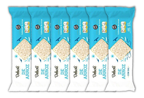 Deluxe Rice Cracker with Salt - 6 Units 0