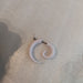 Acrylic Steel Spiral Fake Expander Horn Earrings Piercing 3-4 cm 132