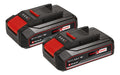 Einhell Power-X-Change 18V Twinpack 2x2.5Ah 0