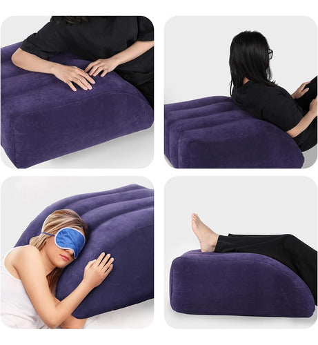 Inflatefly Almohada De Elevación De Piernas, Almohadas De Cu 3