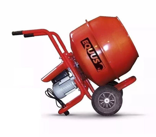 Equus 140 Liters Wheelbarrow Type Concrete Mixer - Kirkor 0