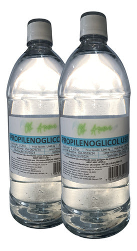 Kit Propilenoglicol Usp Garrafas 2 Litros Alimentício 0