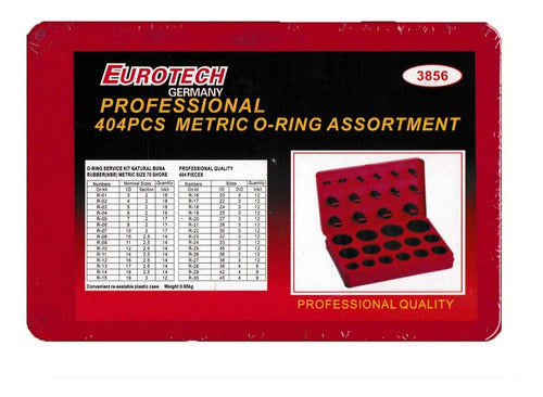 Eurotech O Ring Assorted Kit 404pcs - Electroimporta 1