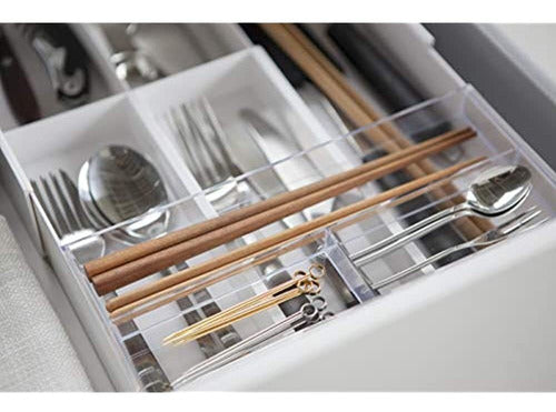 Yamazaki Home Expandable Drawer Organizer for Cutlery 1