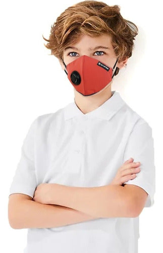 Kids School Summer Face Mask Protection Stoper 1 Valve Colors 0