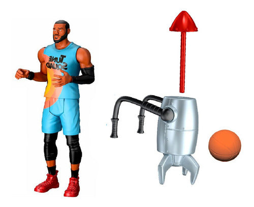 El Mundo del Juguete Figura Space Jam LeBron James Cohete Acme Con Pelota 2