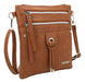 Adjustable Eco Leather Anti-Theft Organizer Crossbody Bag 0