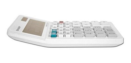 Sharp EL330WB Business Calculator Color White 325 2