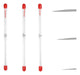 Hobbykits Set of 3 Replacement Needles for Airbrushes 0.2 0.3 0.5mm 0