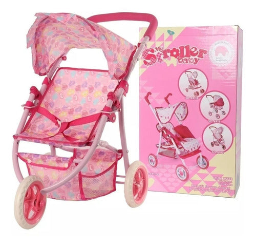 Small Confidante Coche Para Bebe De Juguete Grande 3 Ruedas- Juguete-muñeca 0