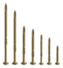 Wensilon #10 * 2-1/2" Cover Screws, 130 Pieces 2