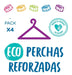 Fundación Garrahan Eco Percha Triángulo 4 U - Recycled 4