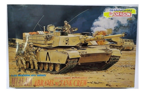 Modelo A Escala P/armar Maqueta M1a1-ha Abrams C/tripulacion 0