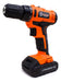 Toyaki 18V Cordless Drill with 2 Batteries 10mm 2 Speeds 5