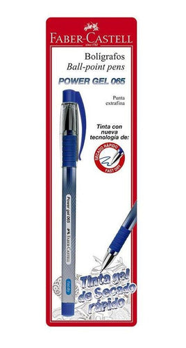 Faber Castell Power Gel Pen Blue 065 - Mosca 0