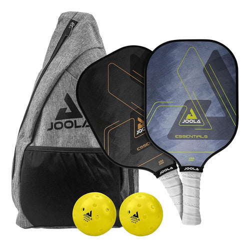 Kit De Paddlebol Joola Esencial Con Raquetas, Pelotas Y Bols 0