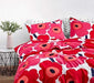 Edredón Unikko Marimekko 221453 Set Rojo, Rey 3